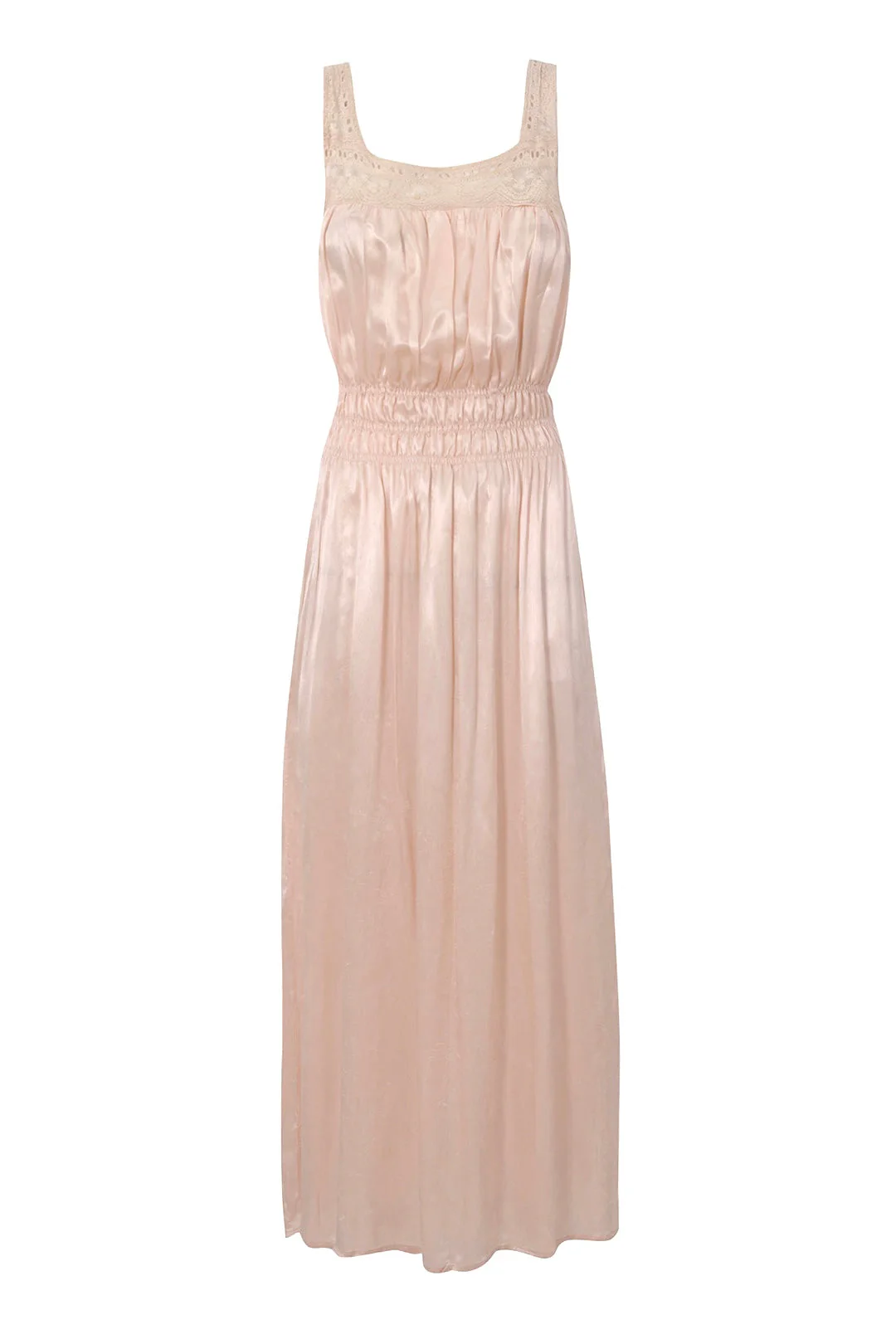 1940's Pink Silk Slip Dress - Image 2