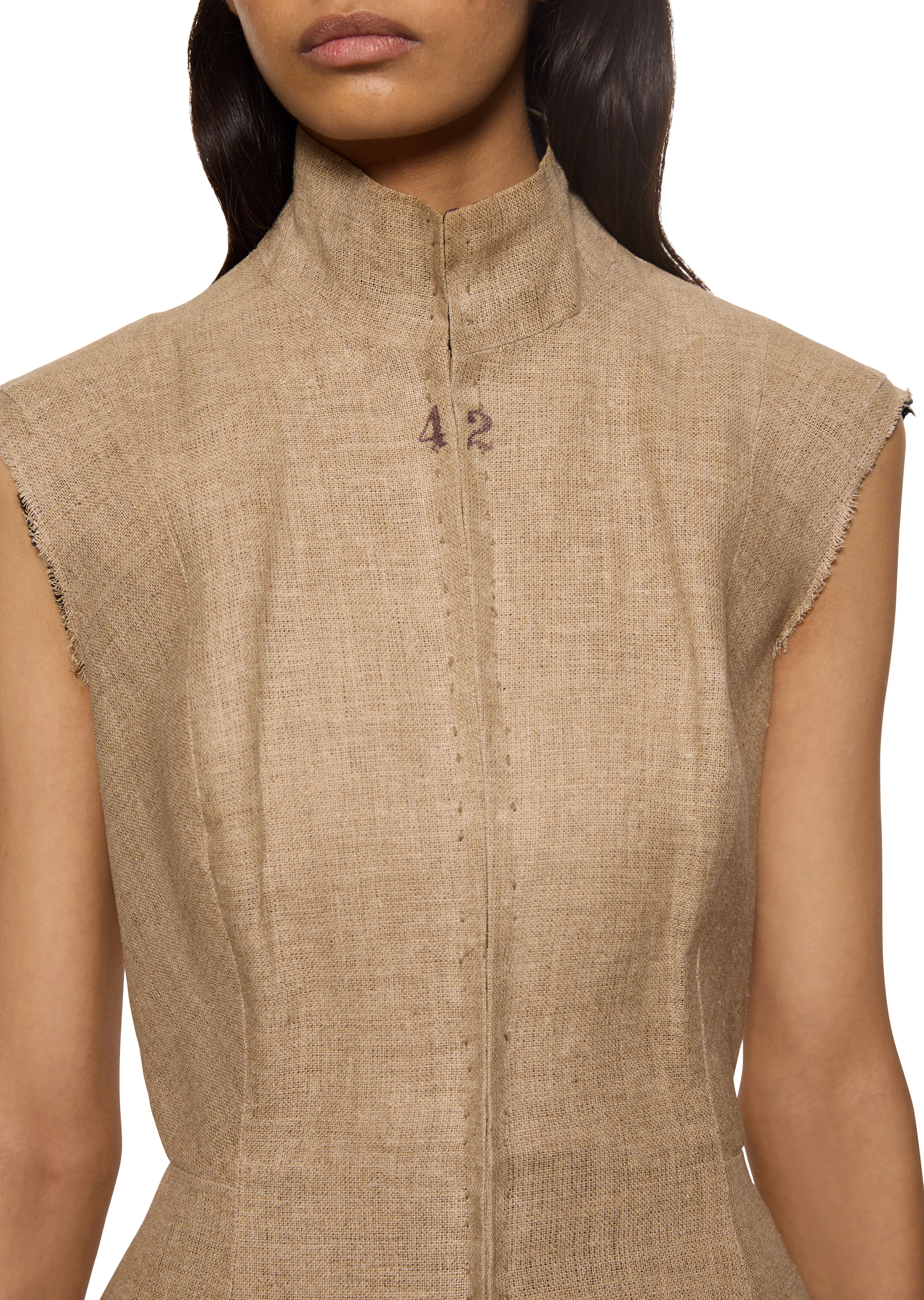1997-1998 Fall Winter Martin Margiela 'Semi Couture' Linen Bodice - Image 2
