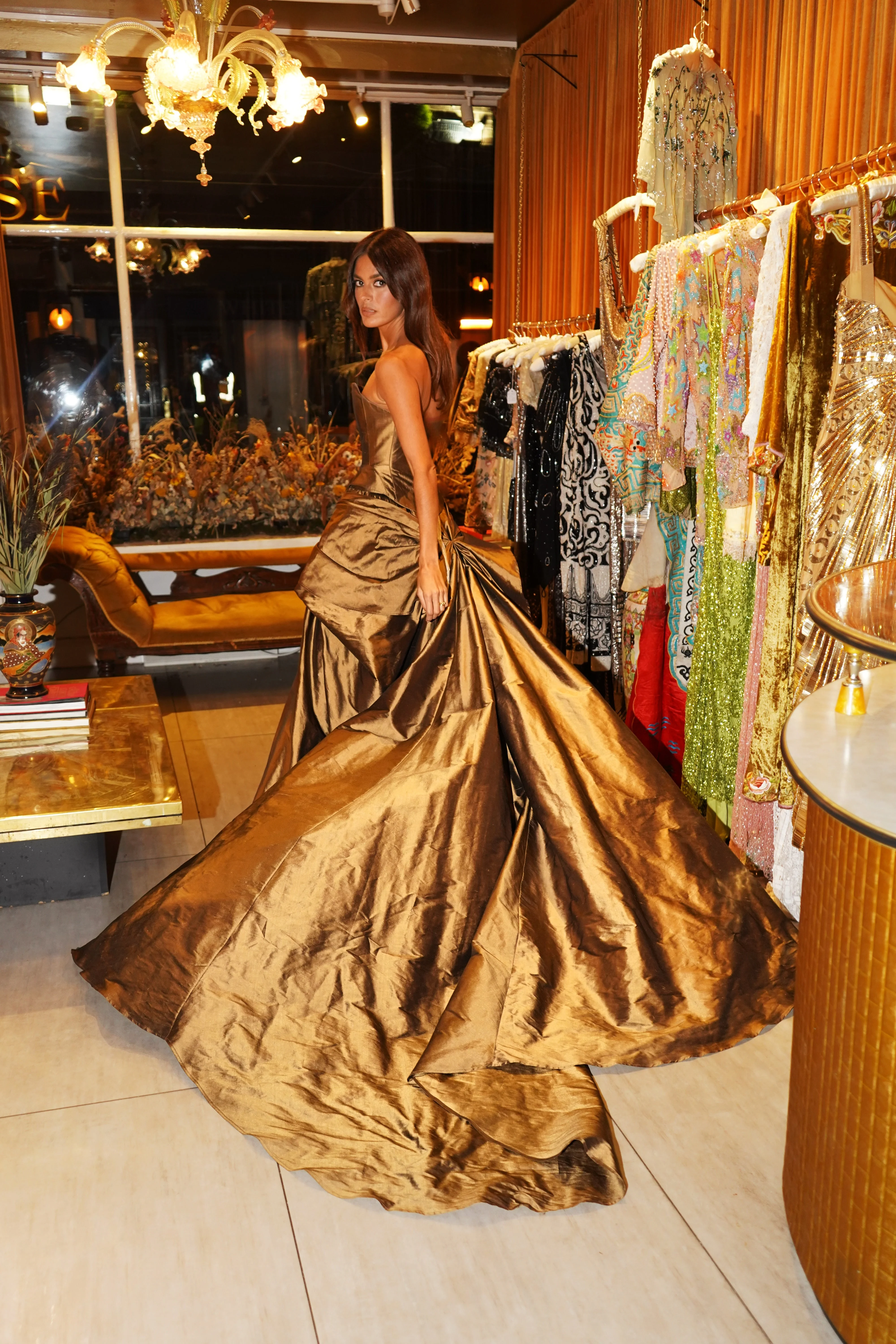 Aphrodite Gown - Bronze - Image 8