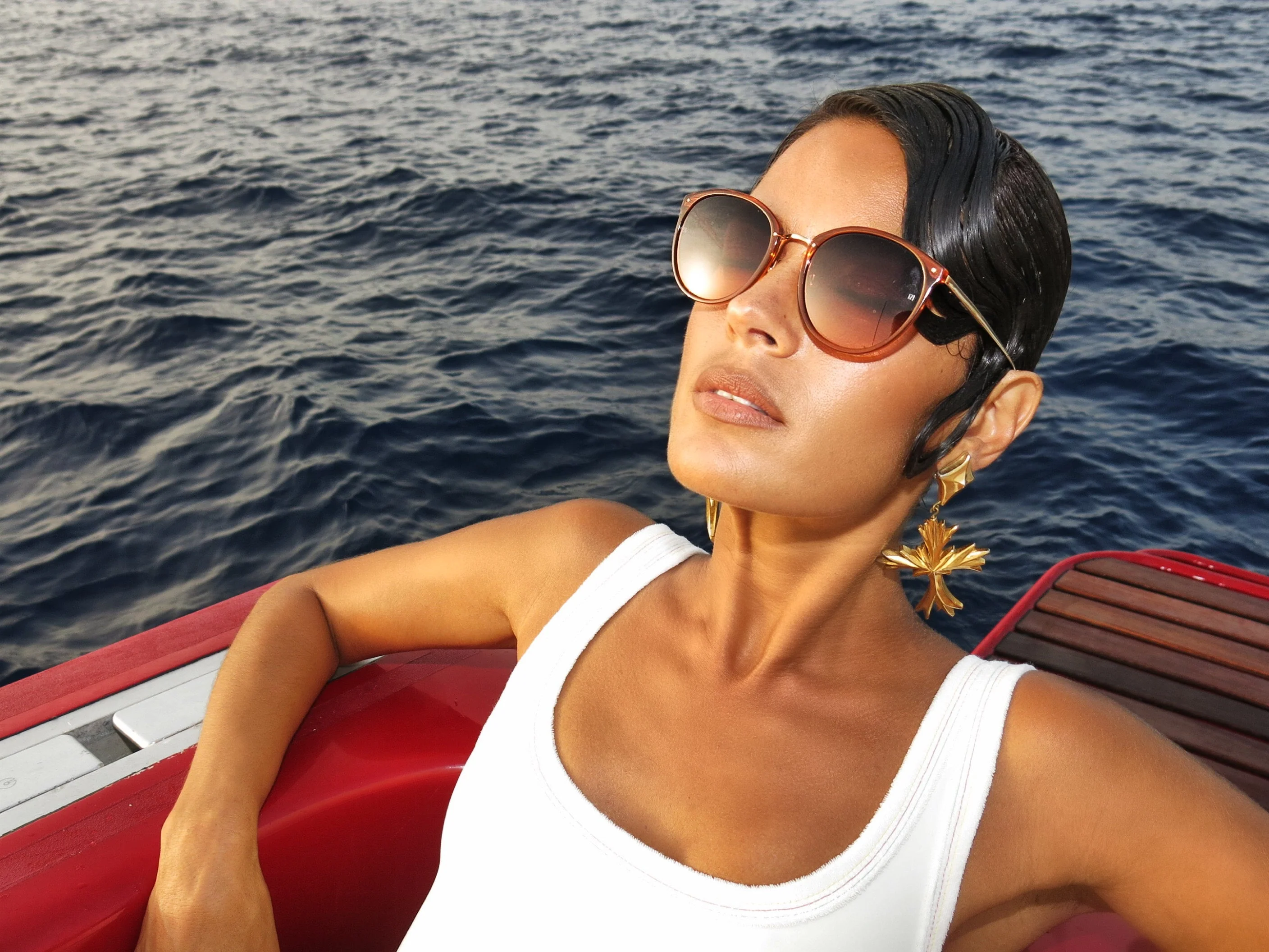 Calthorpe Sunglasses in Ibiza Sunset - Image 4