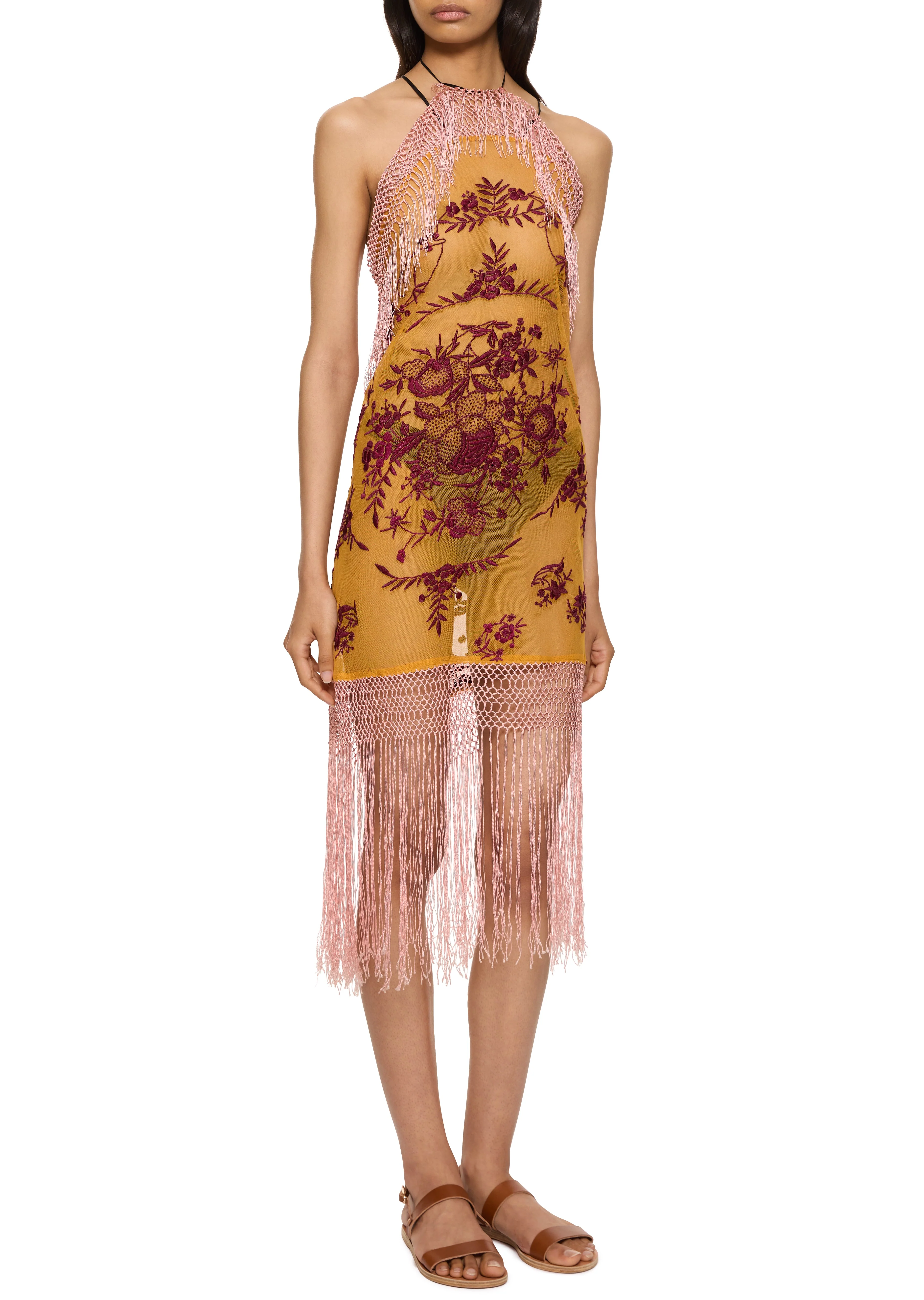 Celia Demi Couture Piano Shawl Halter Mini Dress - Image 2