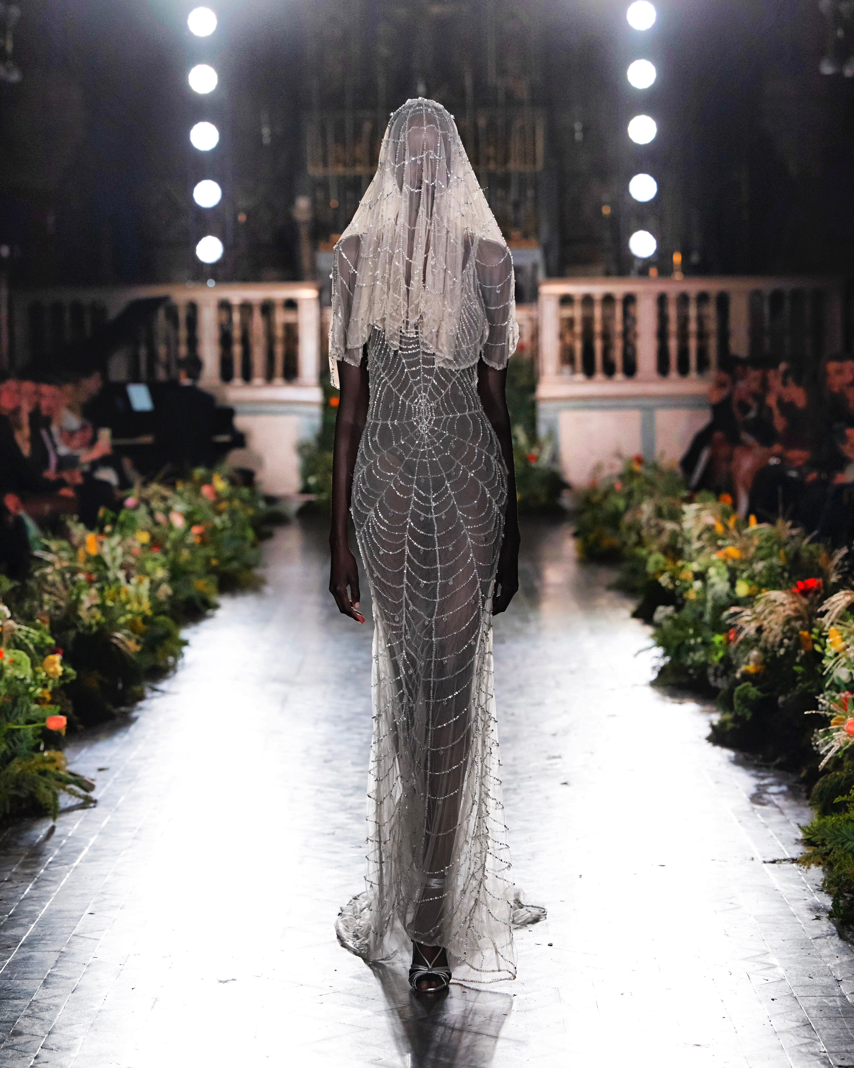 Cobweb Pearl Gown - Image 13