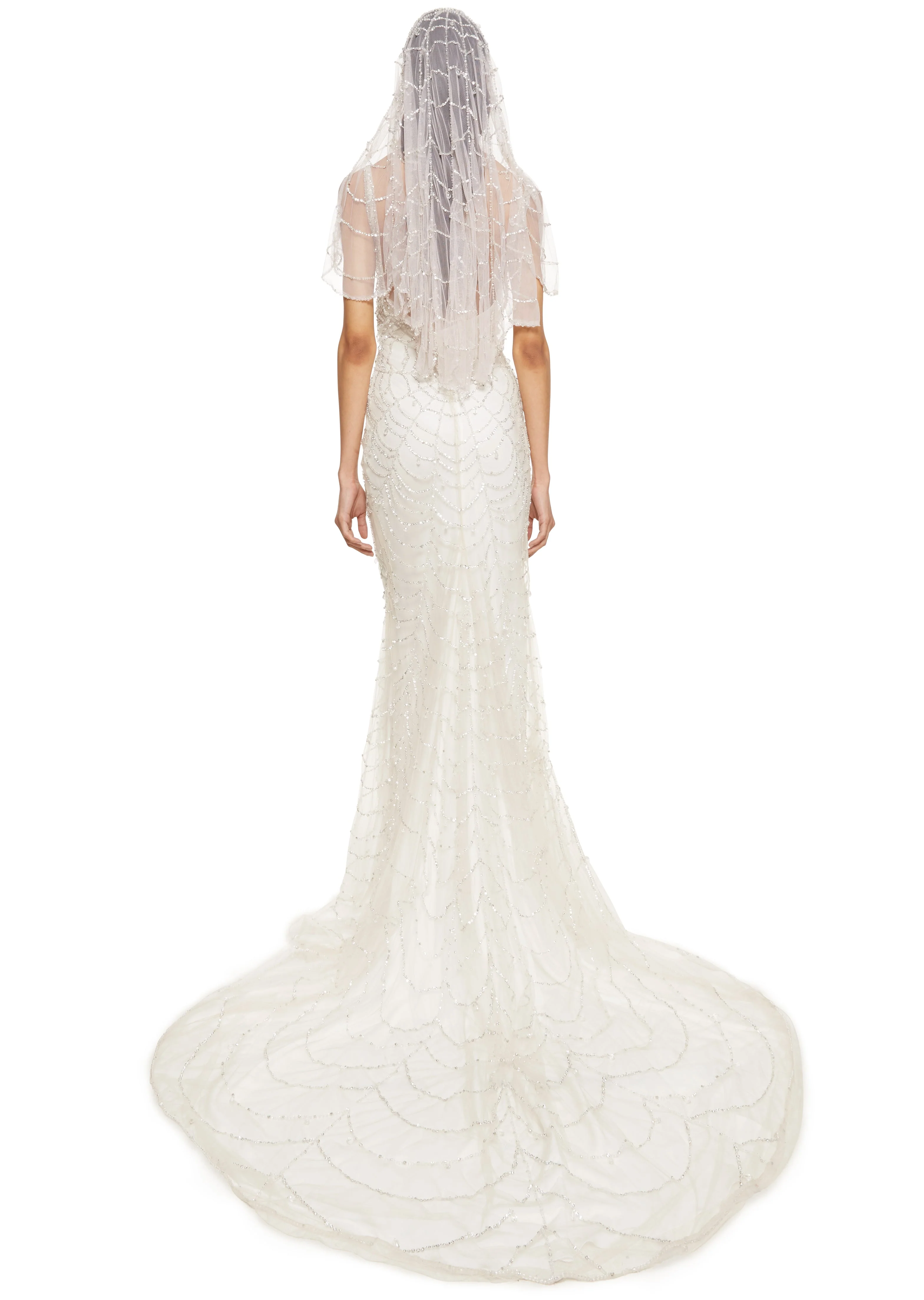 Cobweb Pearl Gown - Image 9