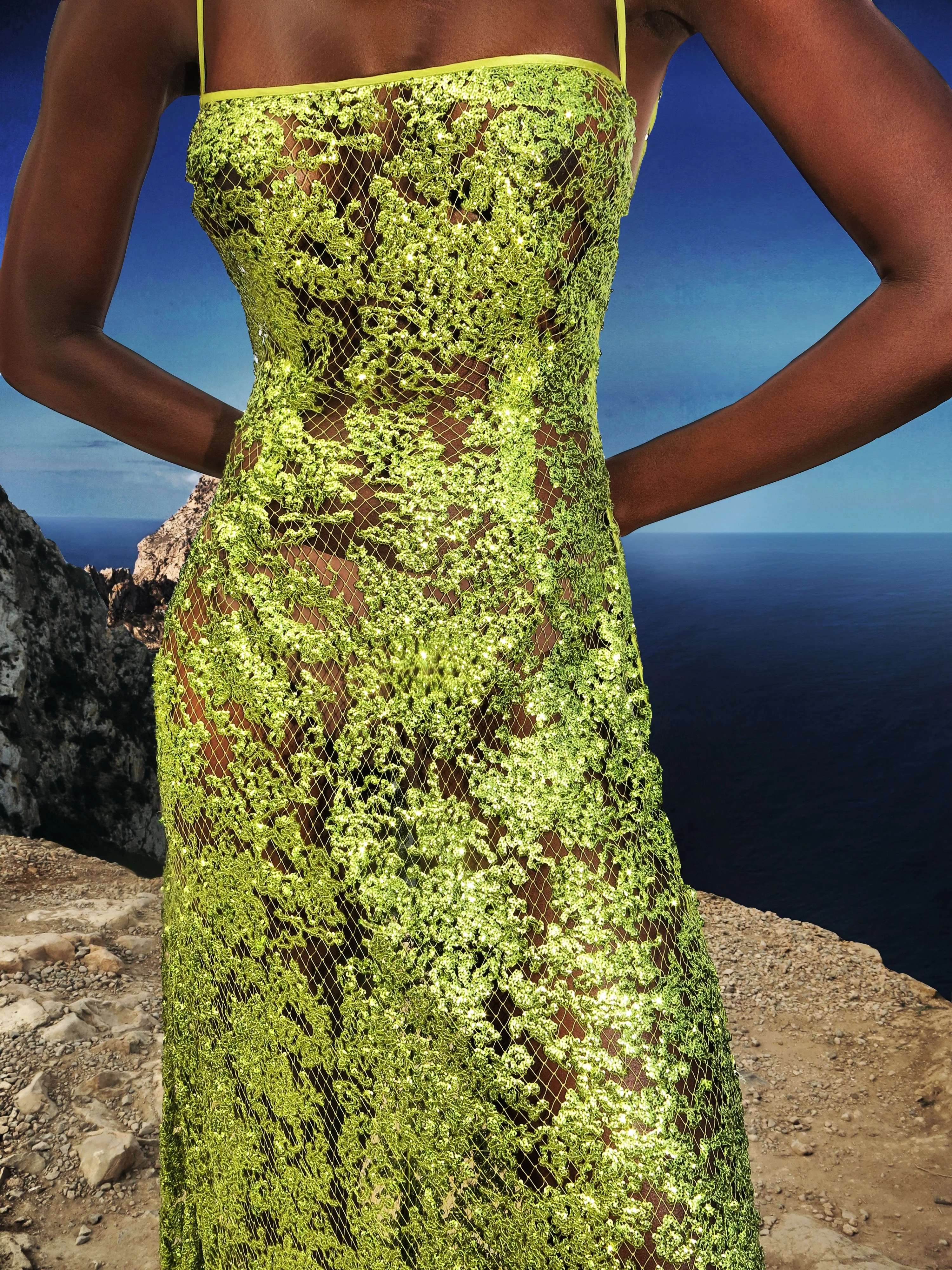 Coral Dress - Moss - Image 13