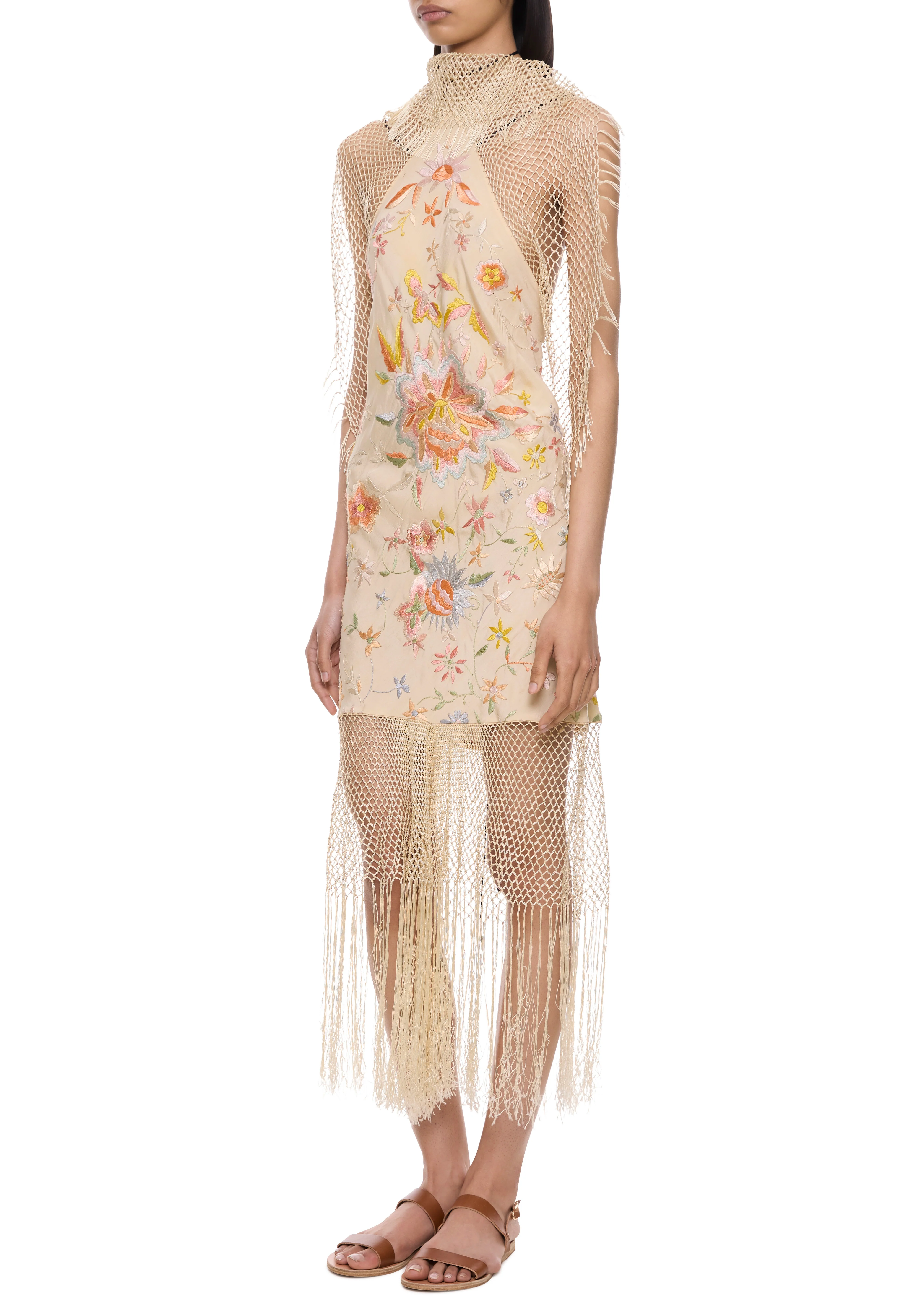 Fleur Demi Couture Piano Shawl High Neck Mini Dress - Image 2