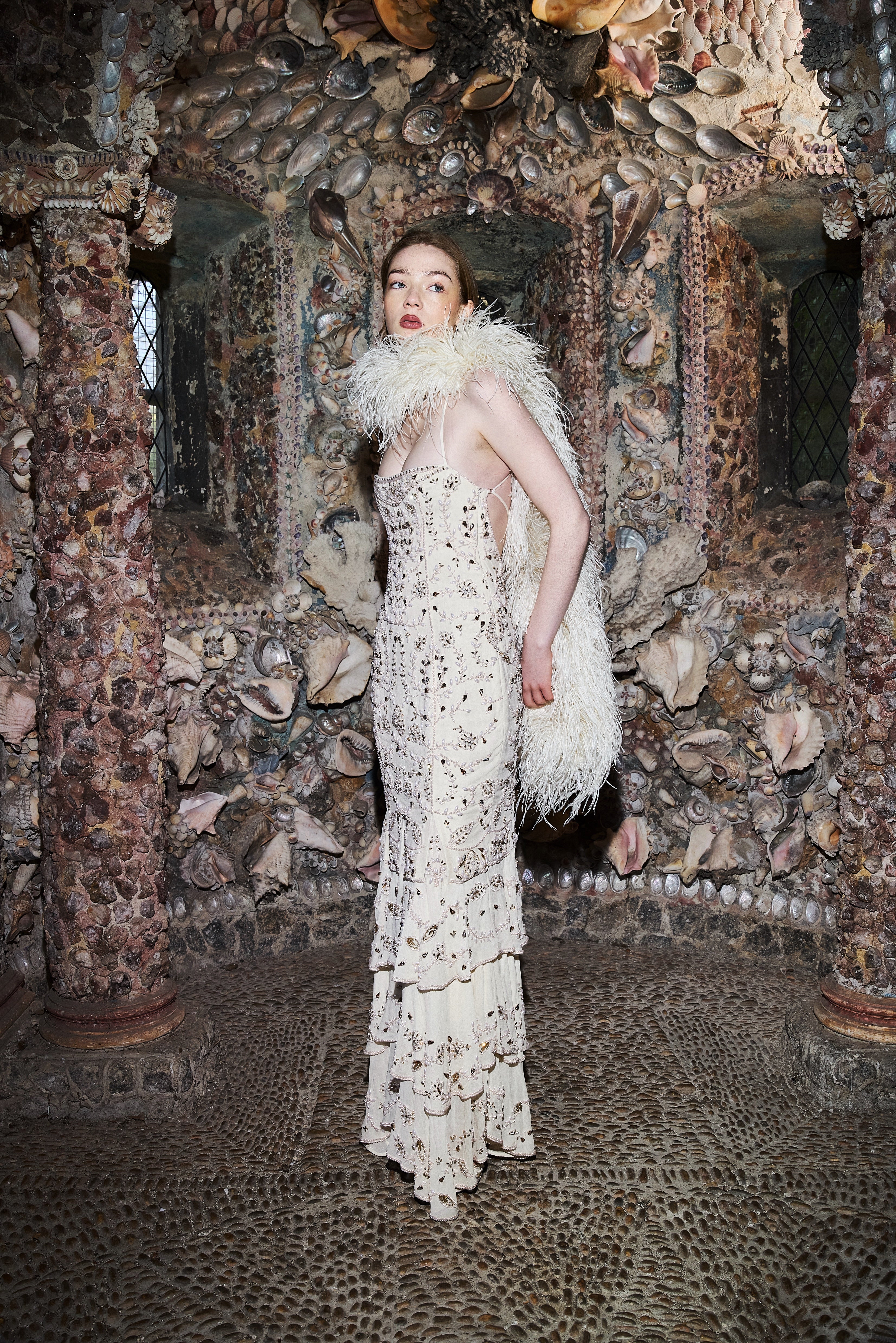 Babushka Gown - Pearl - Image 9