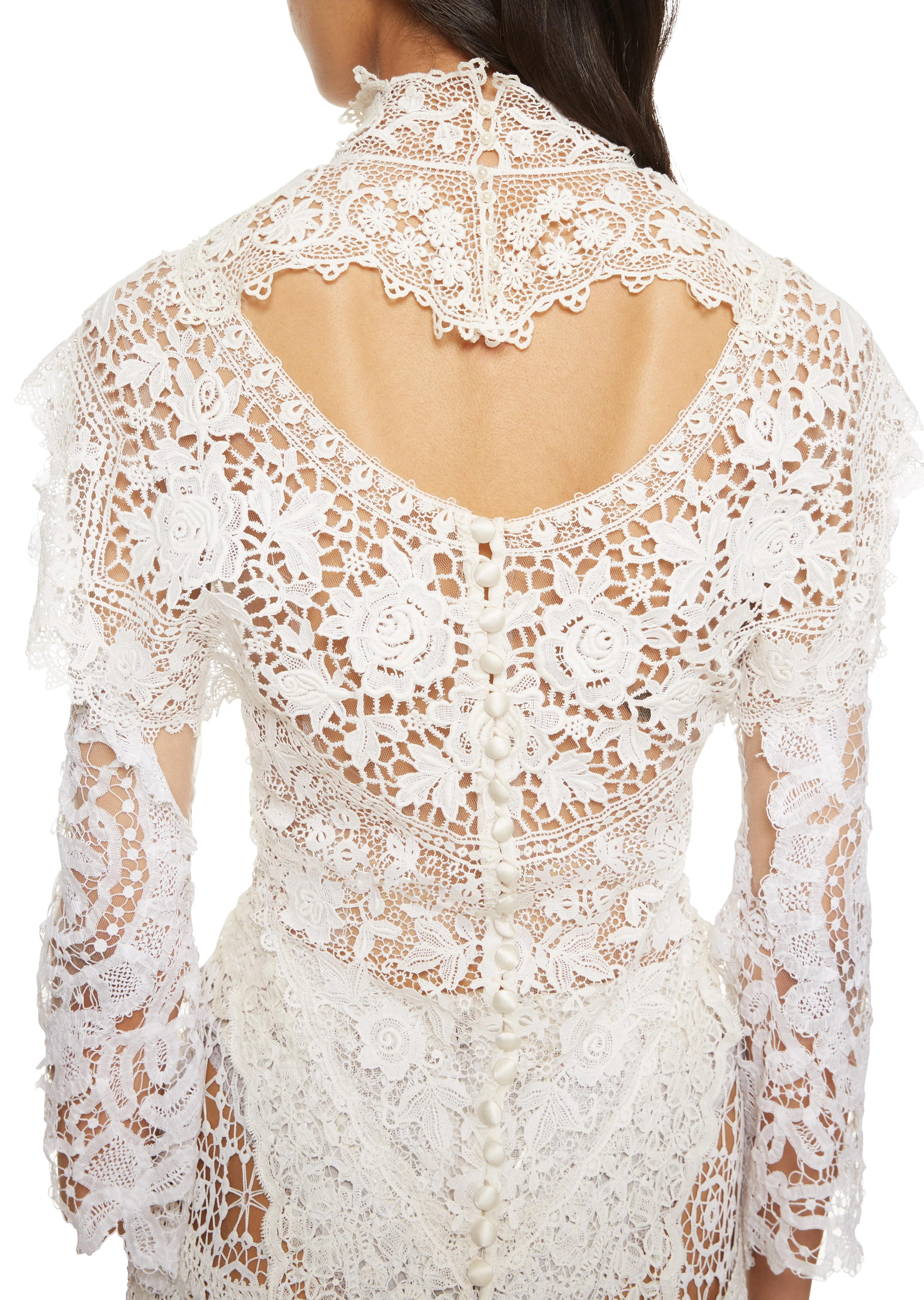 18th Century Lace Gown - Image 5
