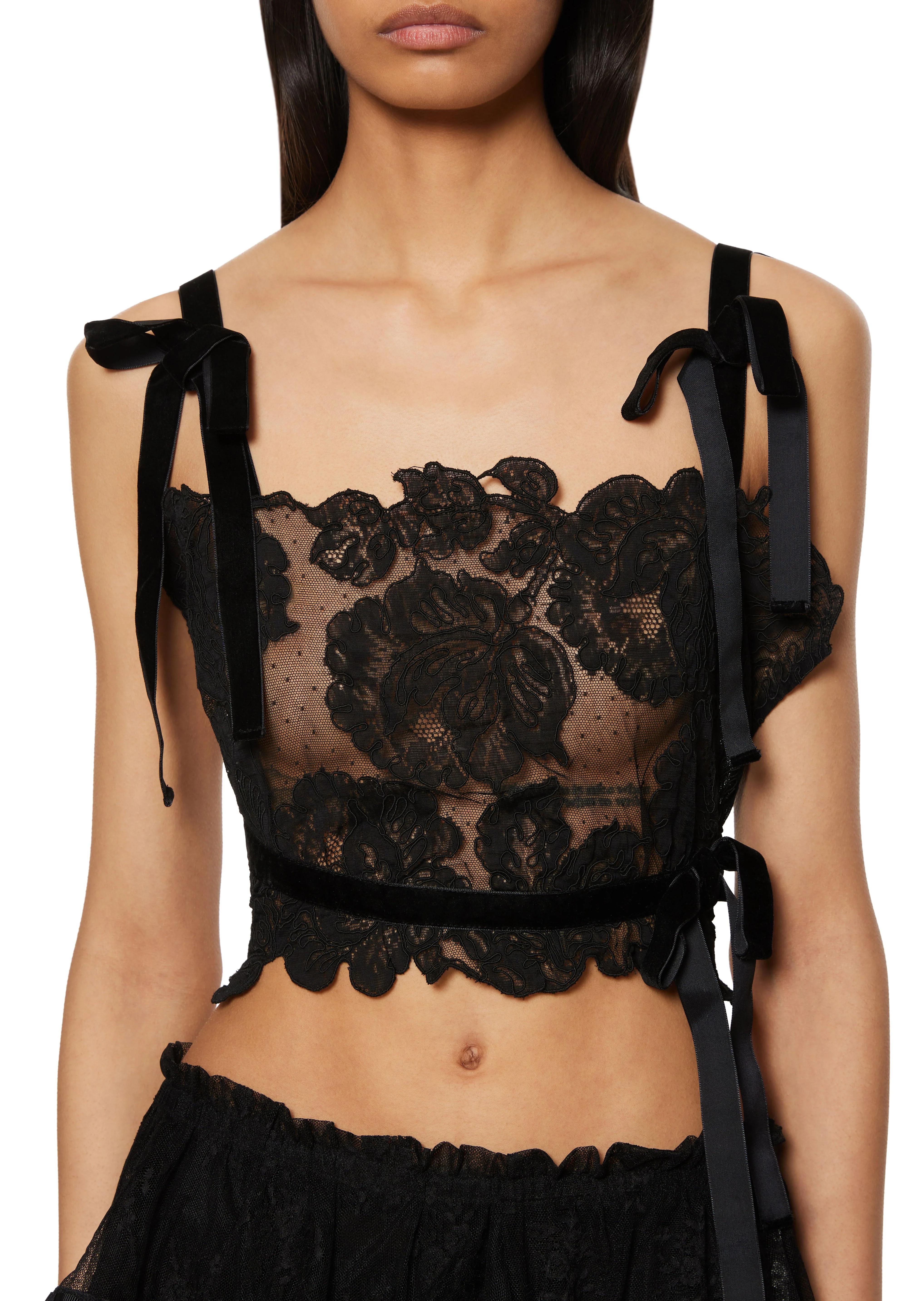 French Lyon Lace Bralette - Image 2