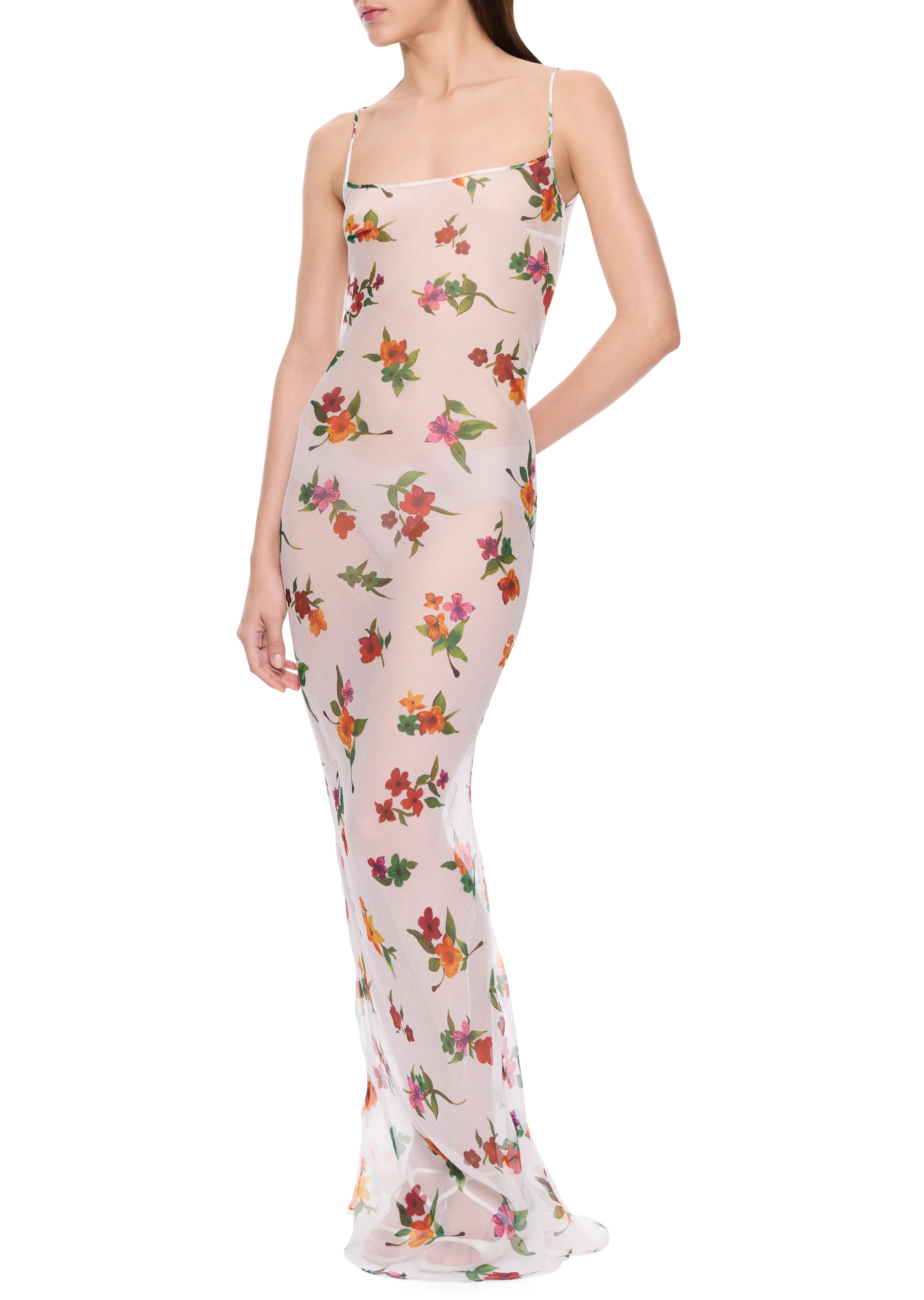 Georgina Sheer Slip Dress - Image 3