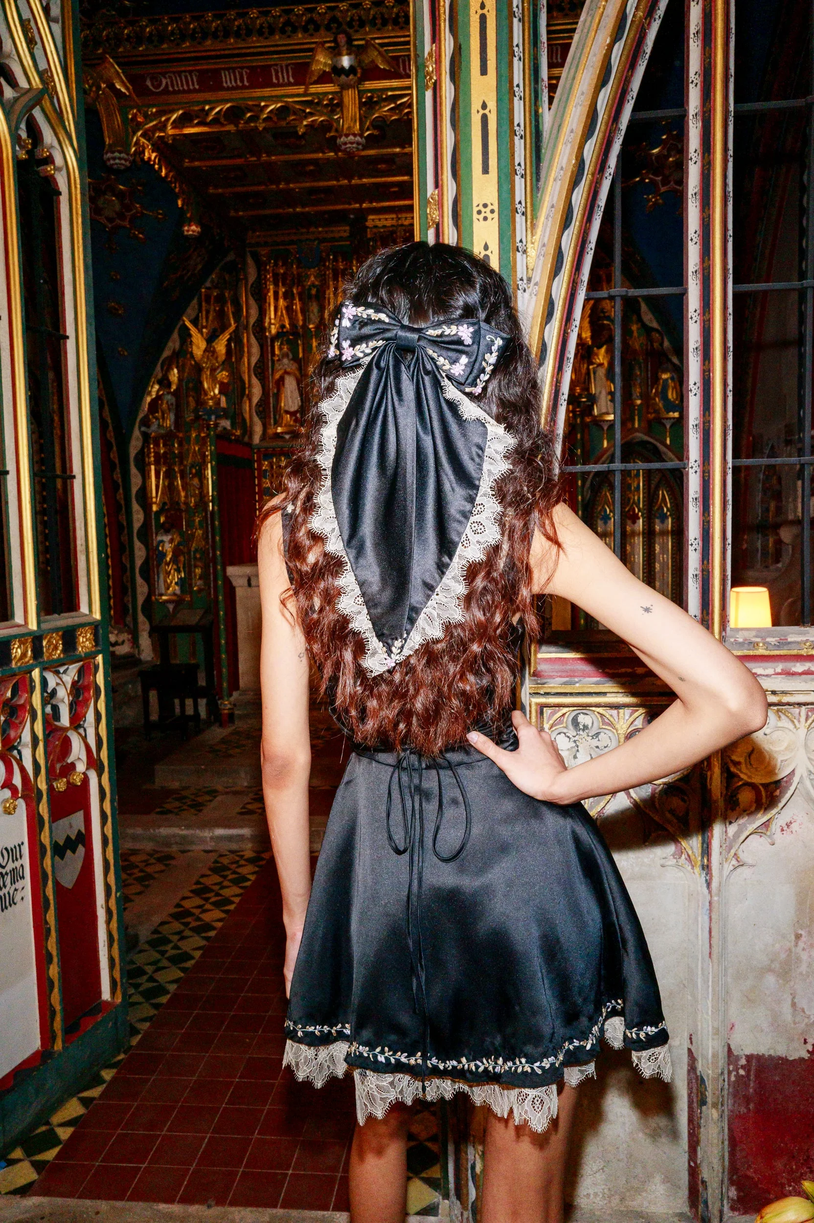Isabella Dress - Black - Image 12