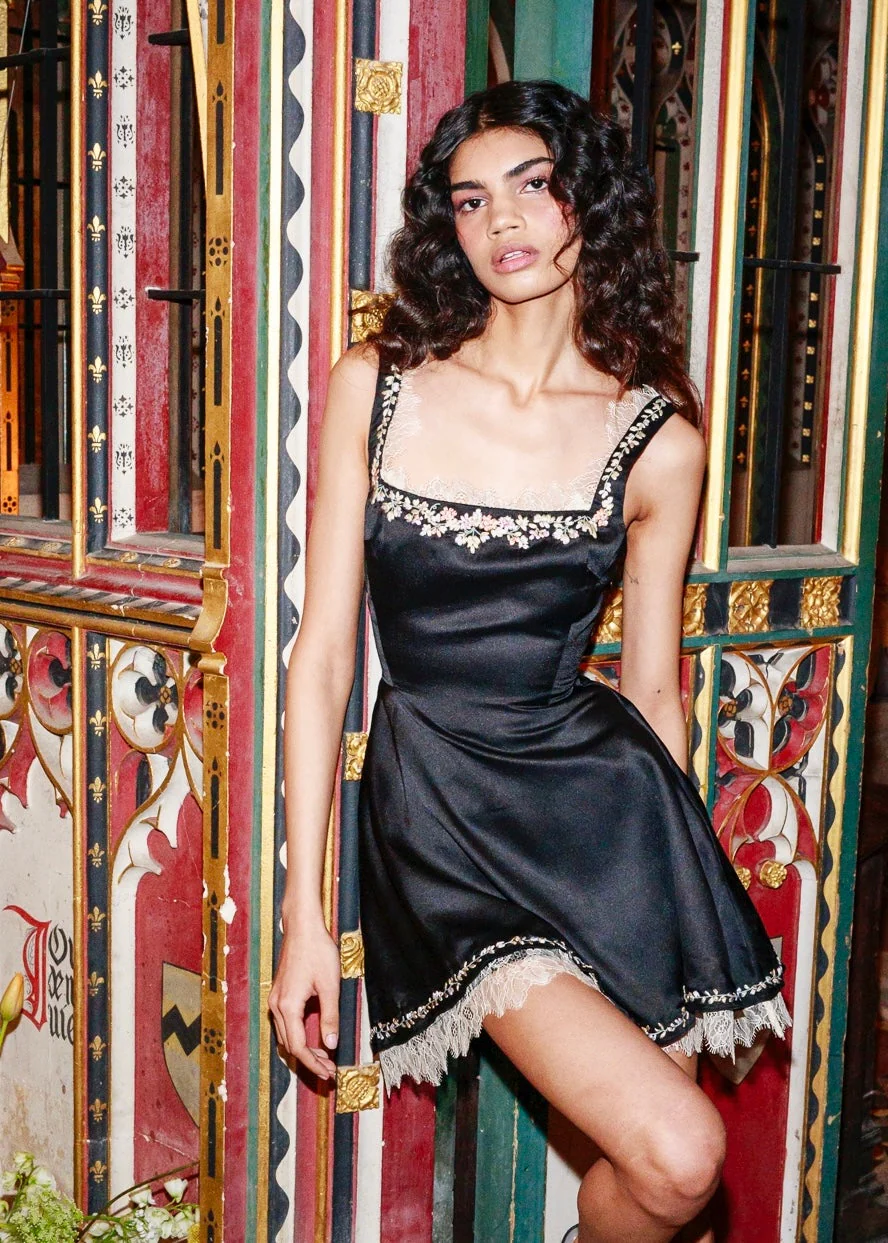 Isabella Dress - Black - Image 8