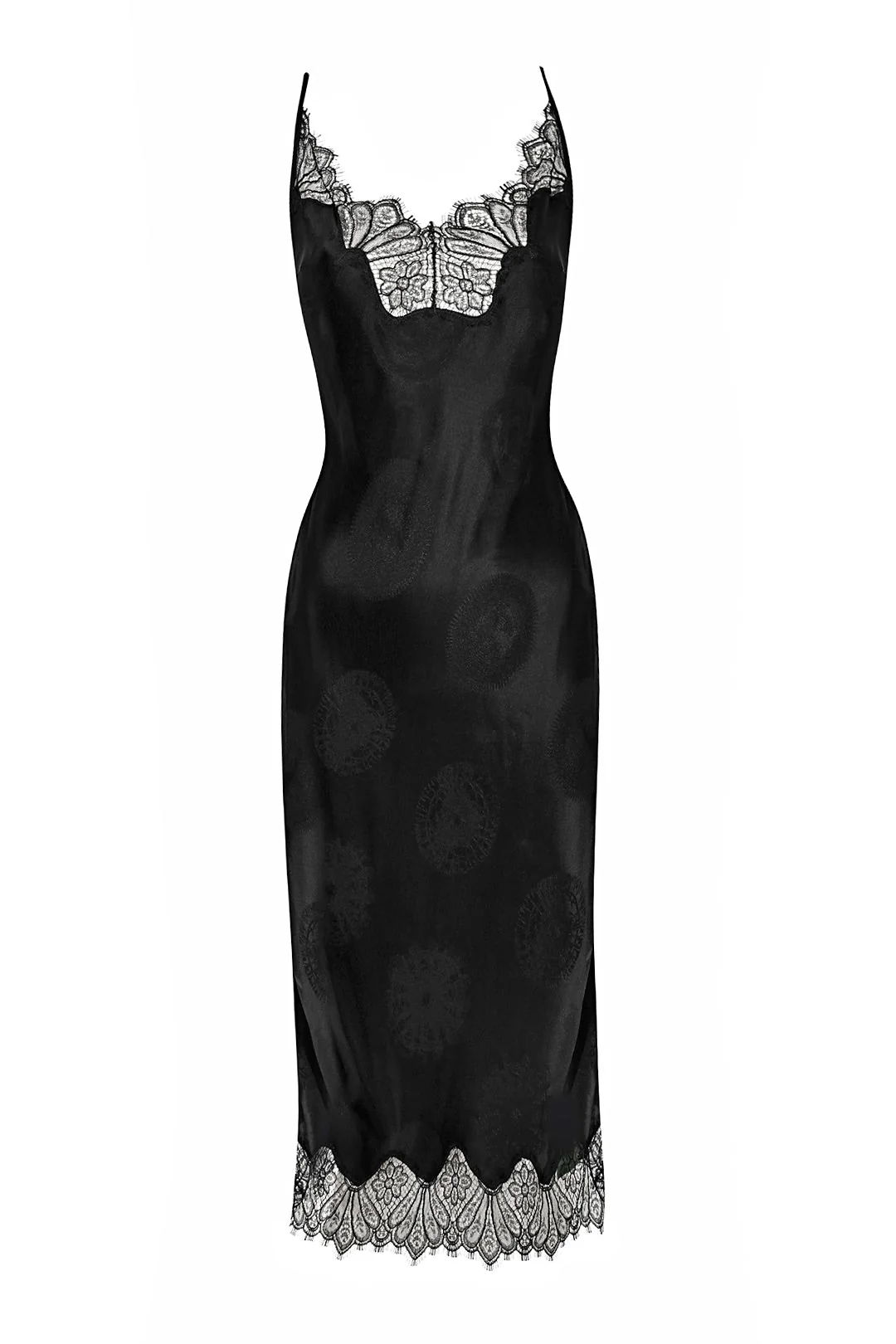 Jacquard Cymatics Dress - Black - Image 2