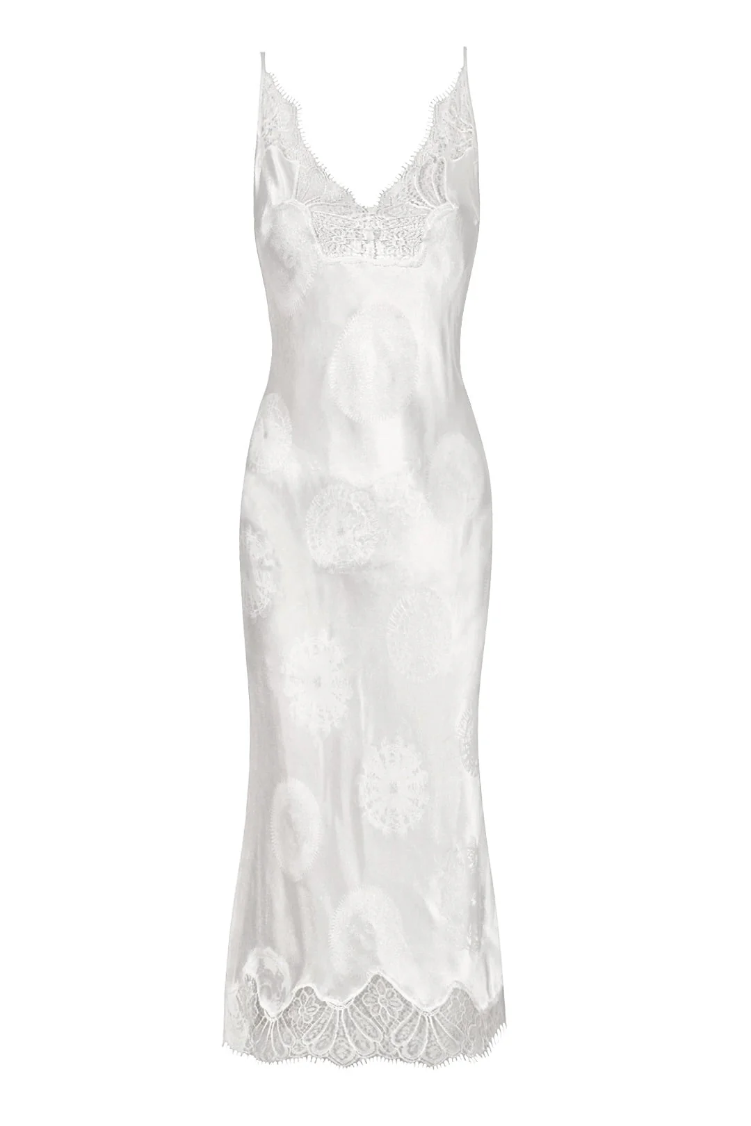 Jacquard Cymatics Dress - White - Image 2