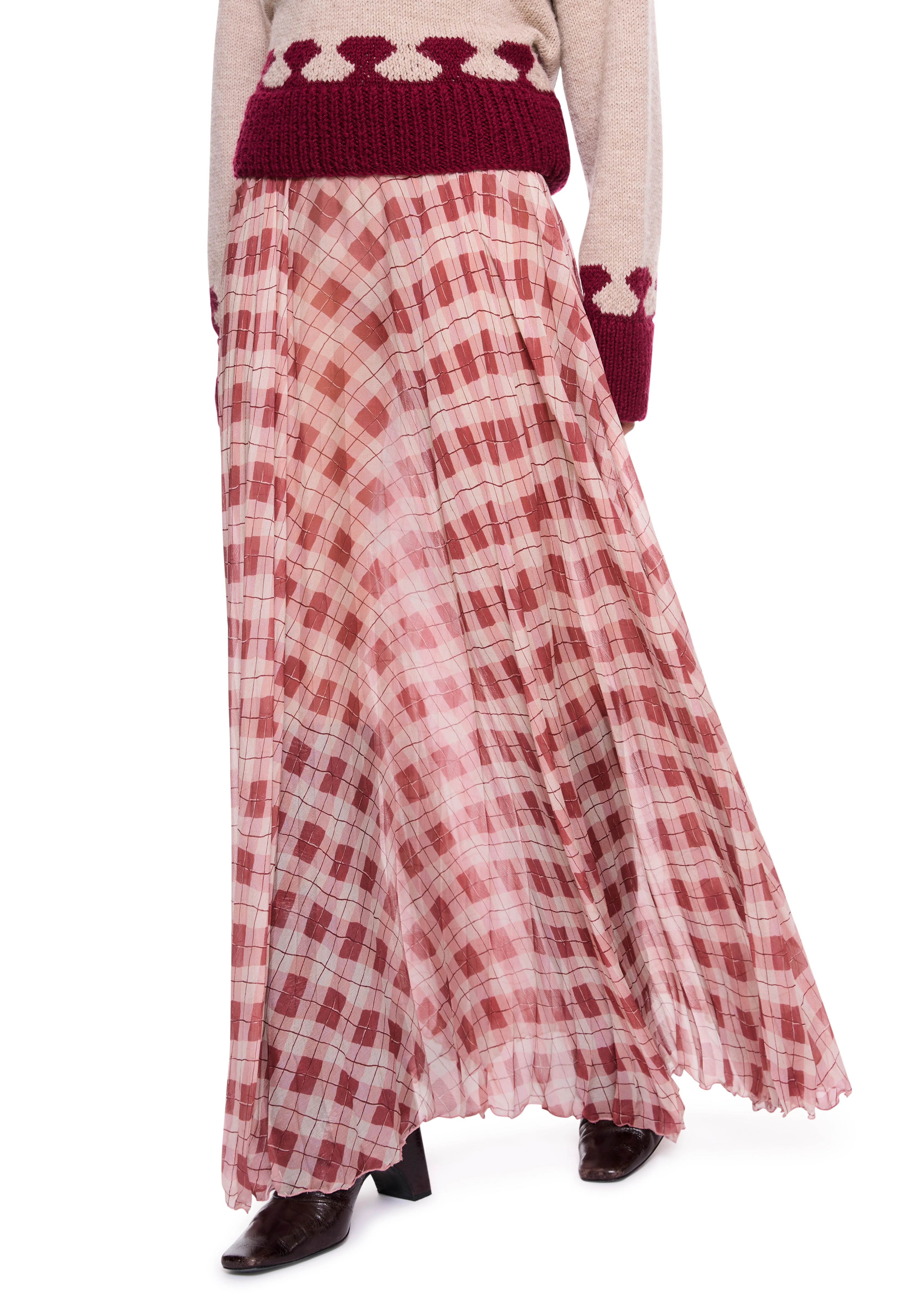 Kate Pleated Skirt - Image 3