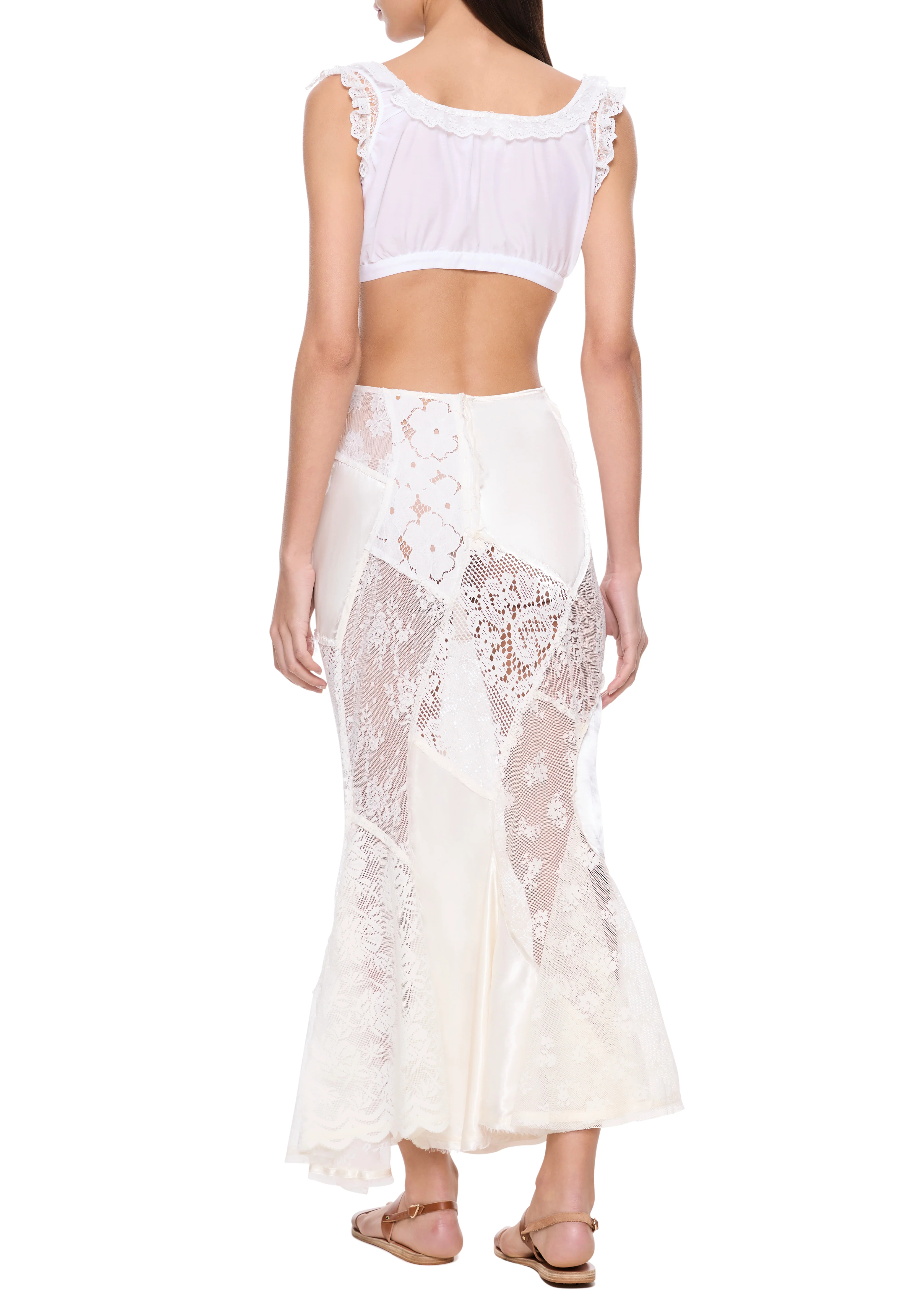 Lace Patched Mermaid Skirt - Image 4