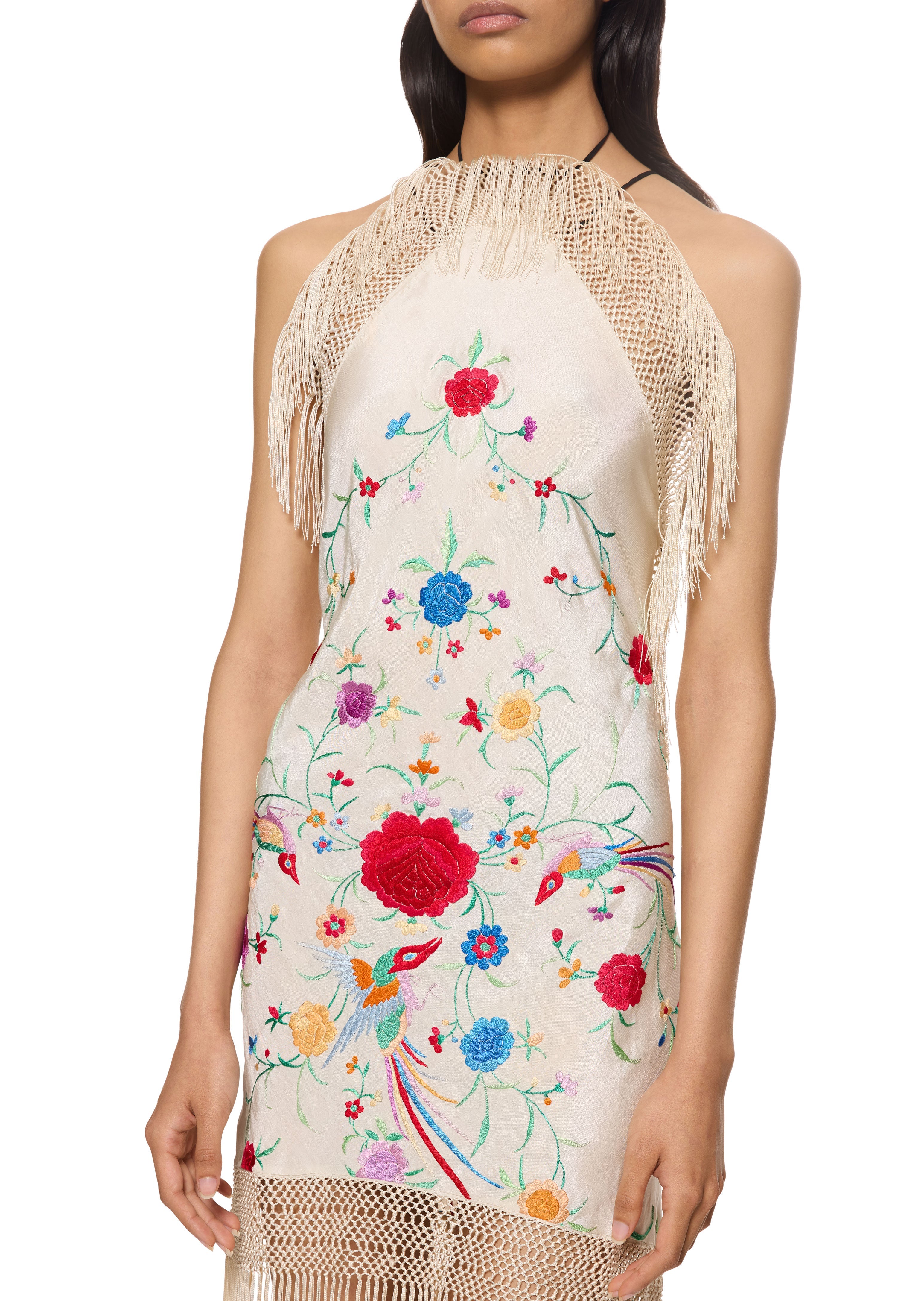 Lily Demi Couture Piano Shawl Halter Mini Dress - Image 3