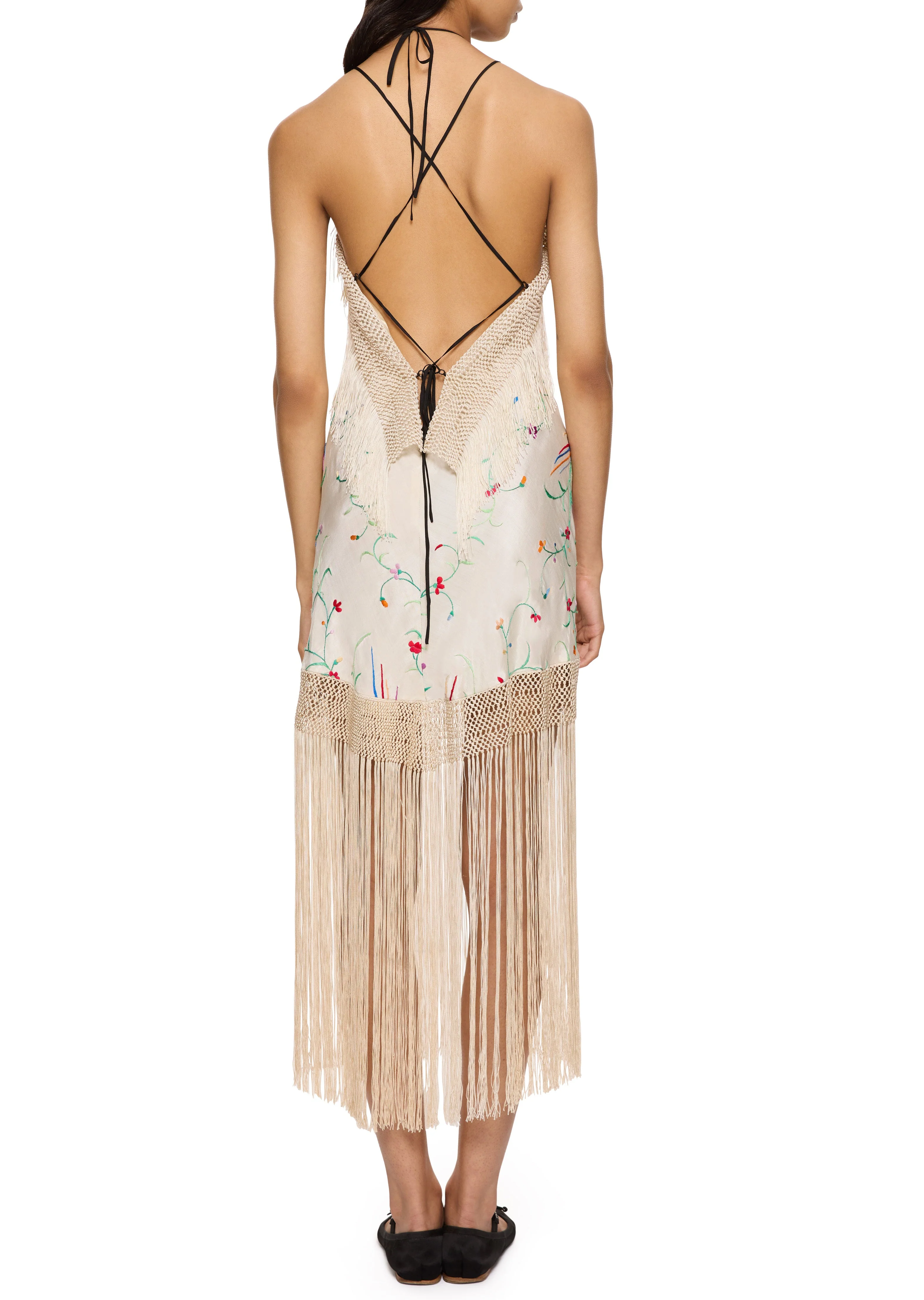 Lily Demi Couture Piano Shawl Halter Mini Dress - Image 4