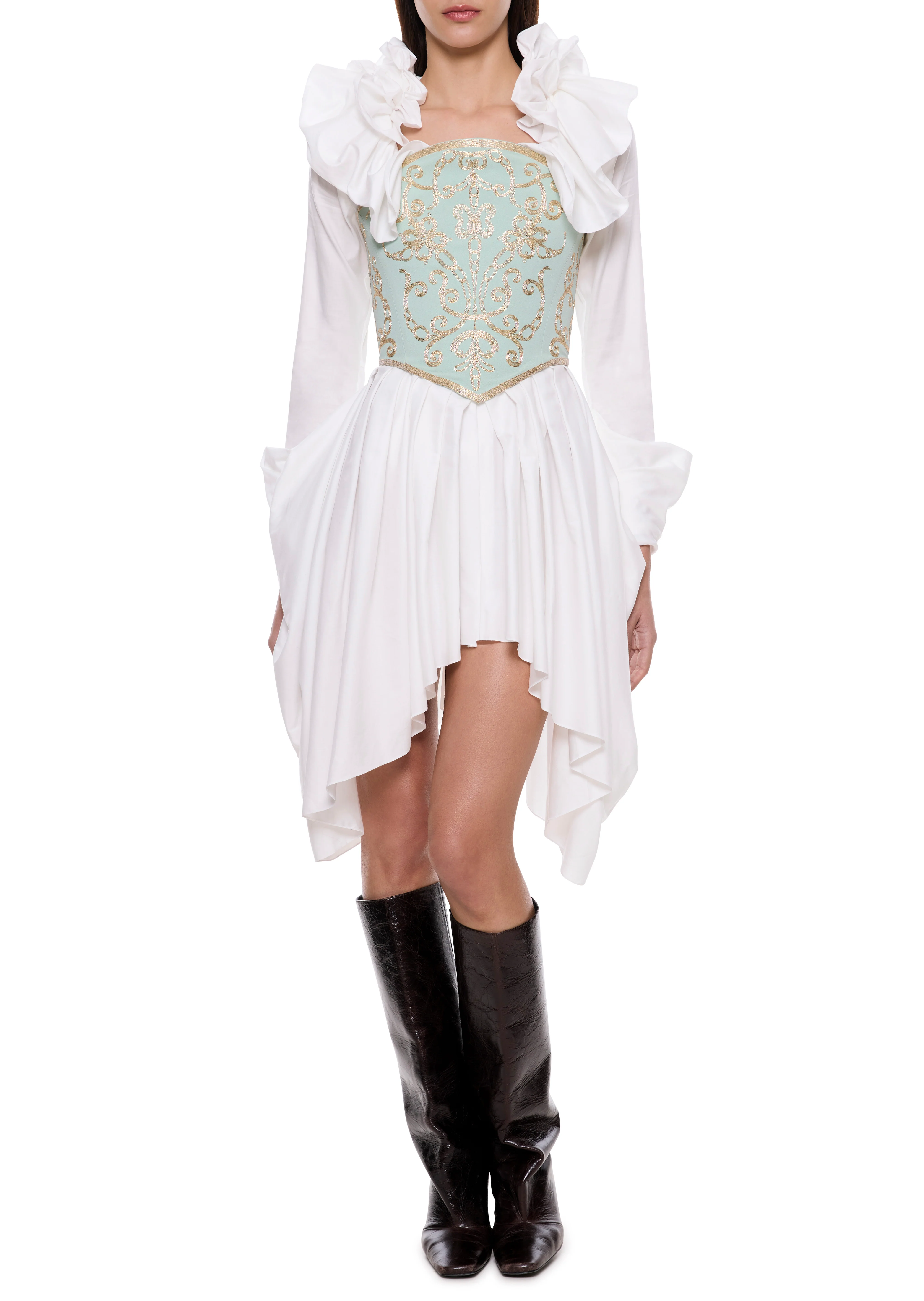 Othello Corset - Powder Blue