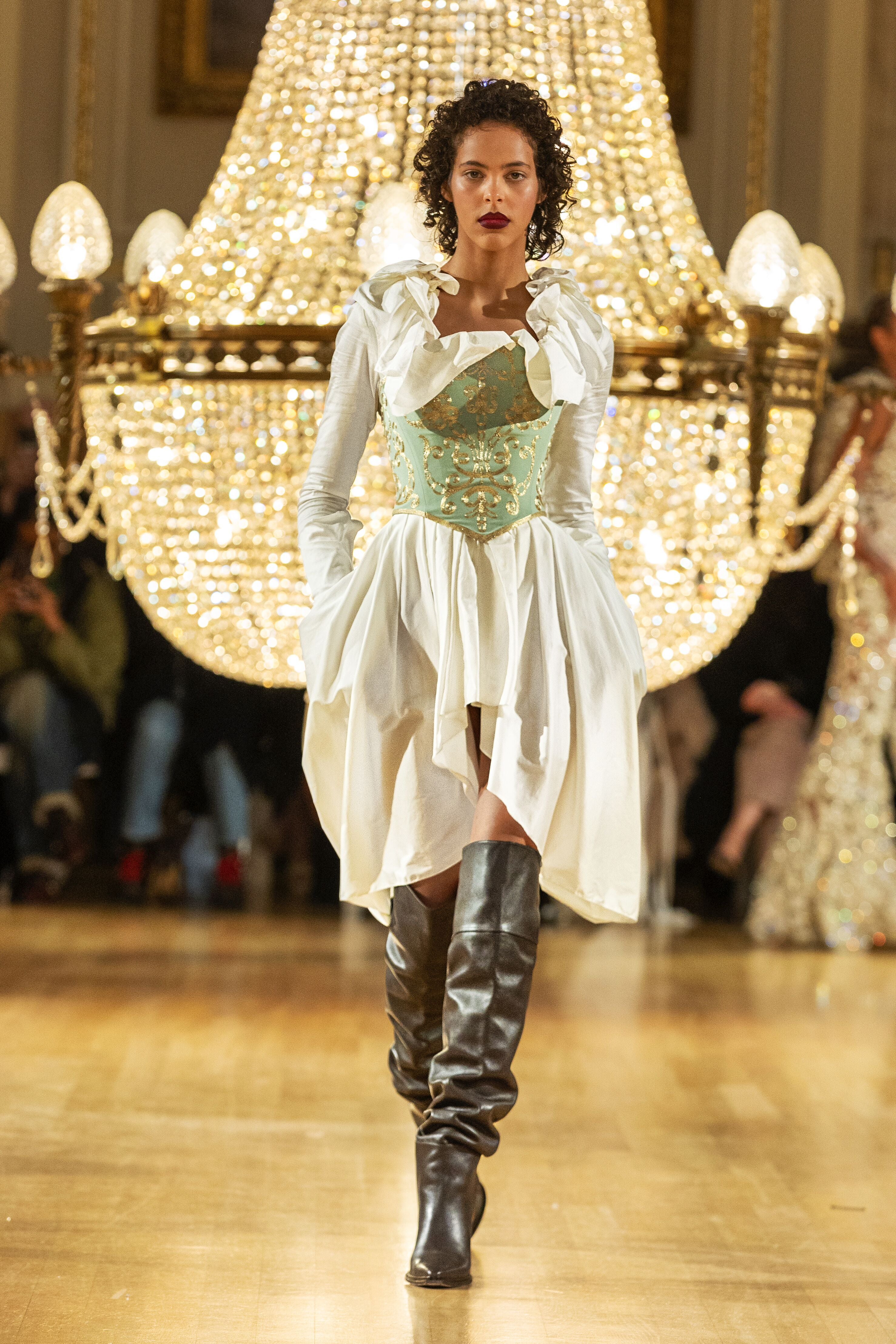 Othello Corset - Powder Blue - Image 2