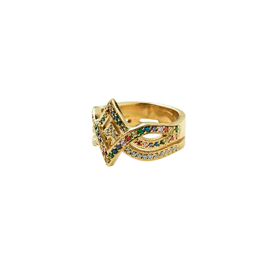 Rainbow V Ring - Image 3
