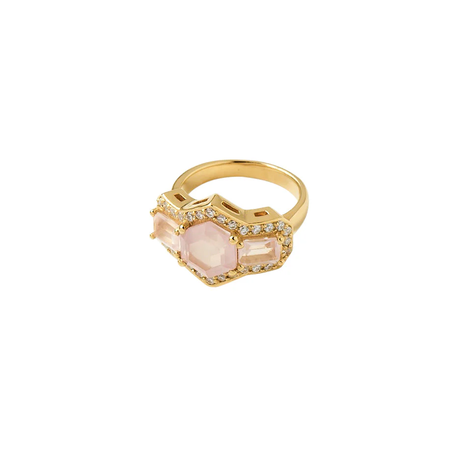 Rose Quartz Love Ring - Image 3