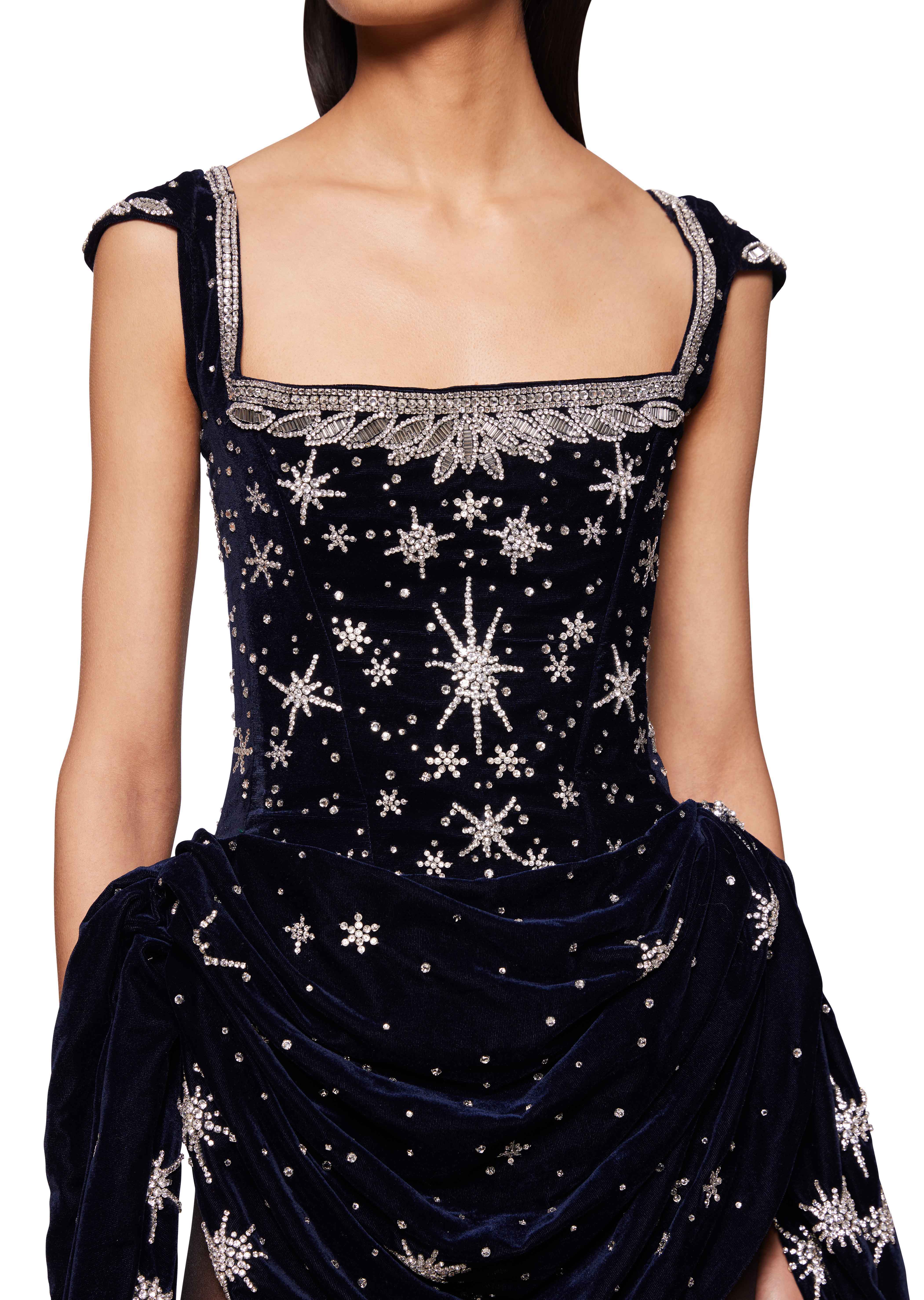 Stella Draped Mini Dress - Image 4