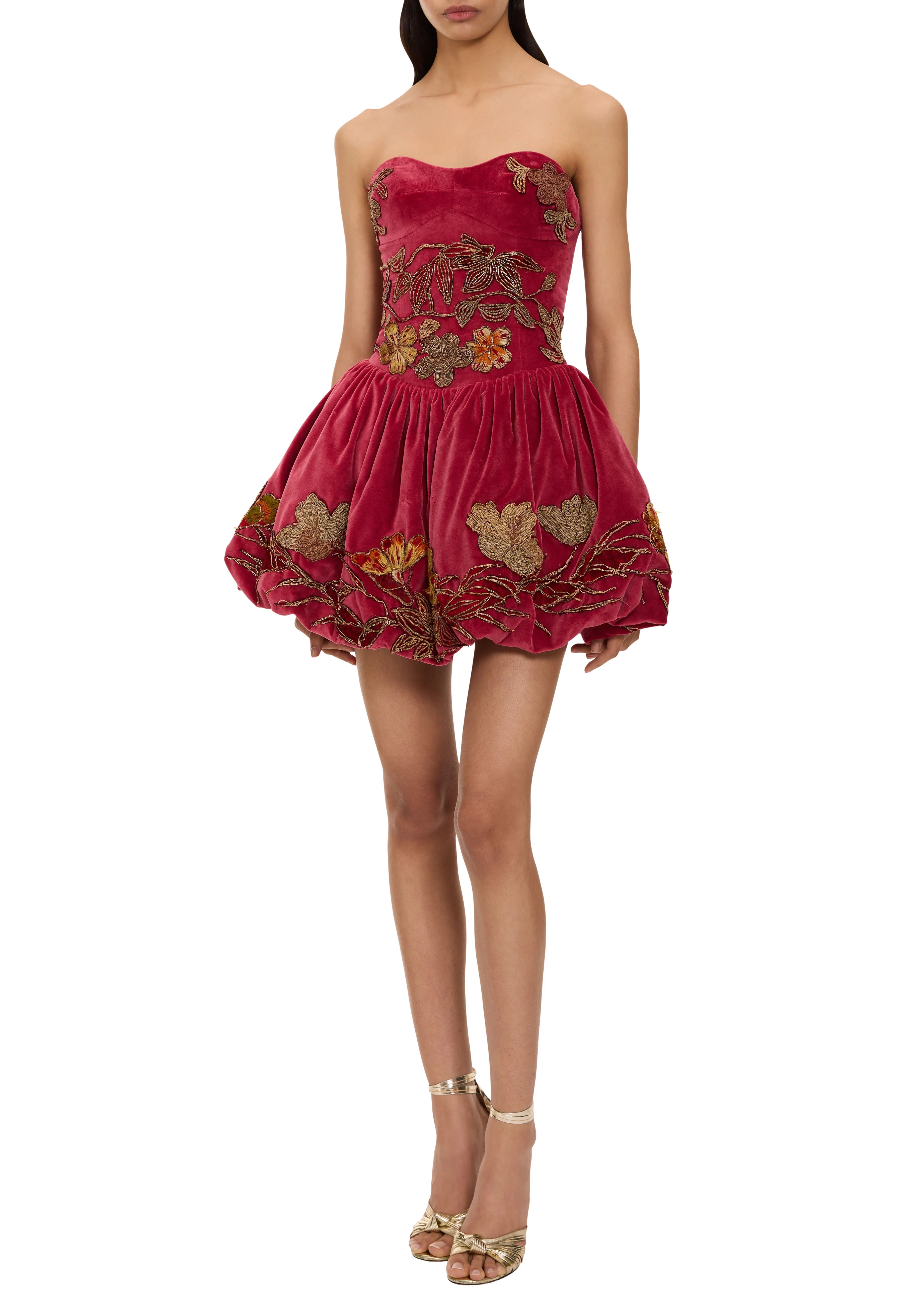 Velvet Tapestry Bubble Dress - Image 2