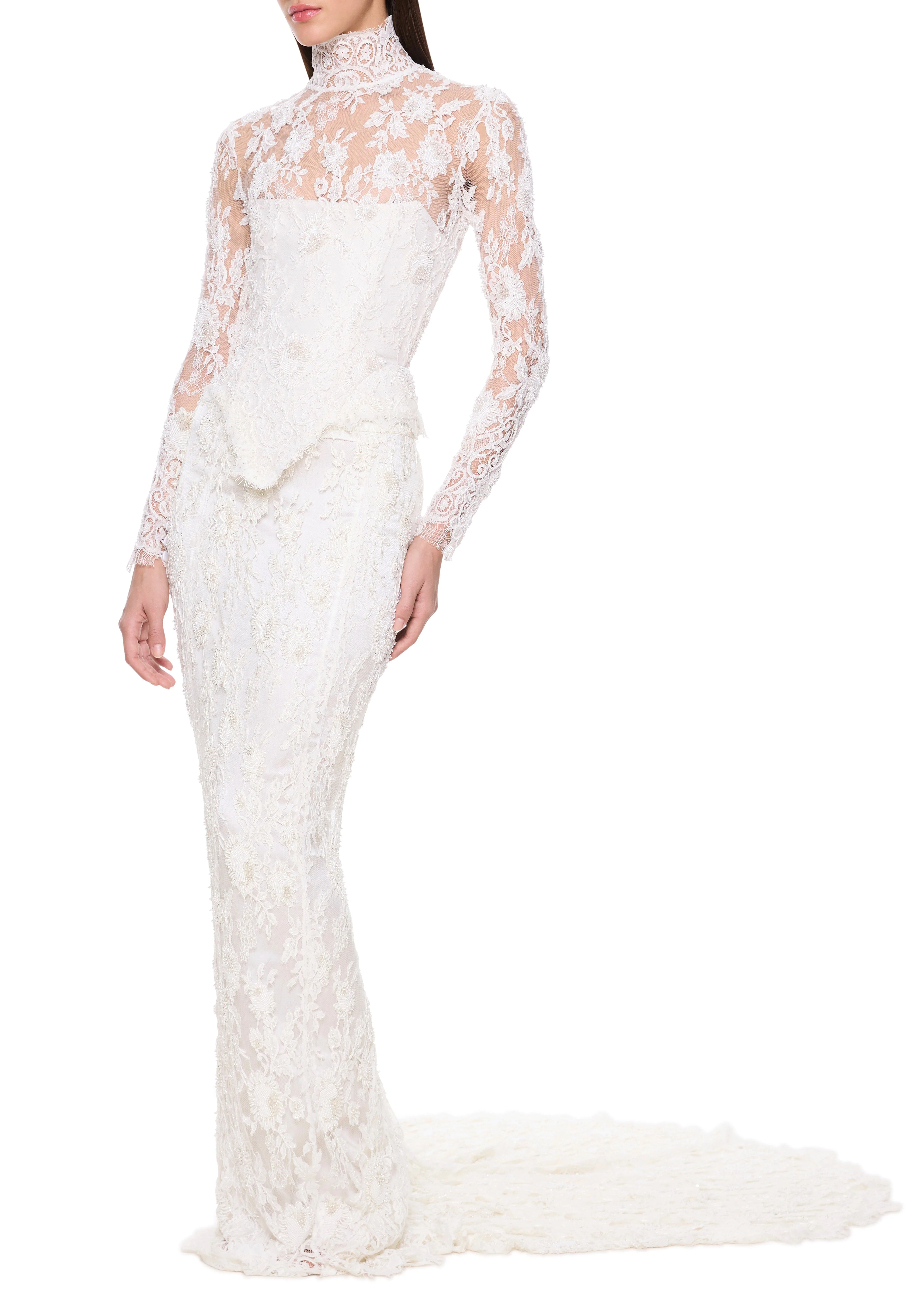 Verona Maxi Skirt - Ivory - Image 4